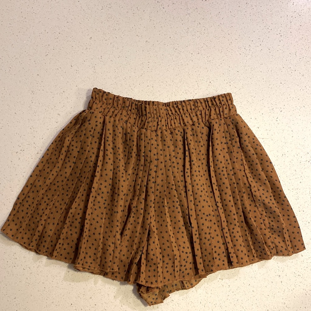 mini skort w star detail